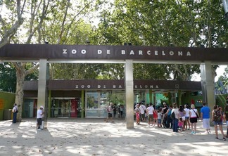 Ingresso do Zoo de Barcelona