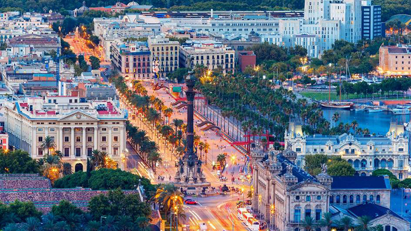 Vista de Barcelona - Ramblas