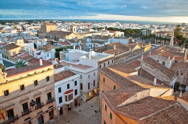 Vista da Ciutadella em Menorca