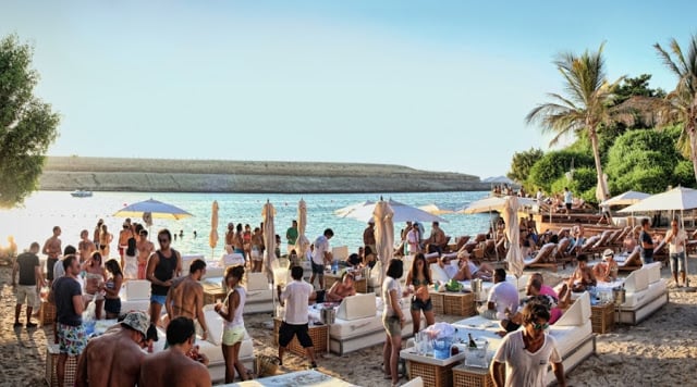 Club Blue Marlin na Cala Jondal em Ibiza