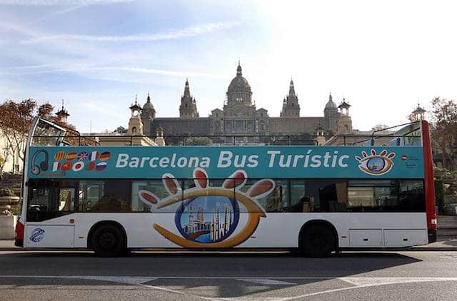 Barcelona Bus Turístic em Montjuic