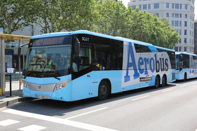Aerobús em Barcelona