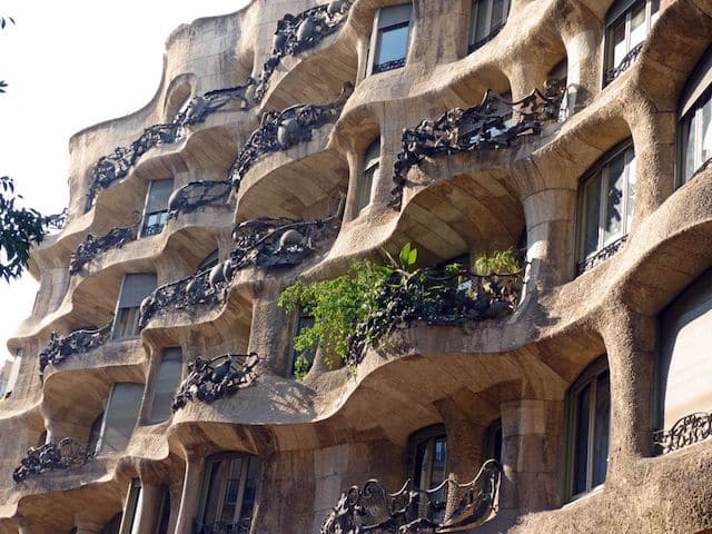 Casa Milà em Barcelona