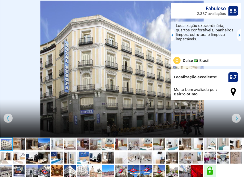 Hotel Europa em Madri