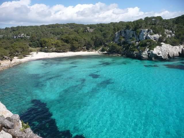 Cala Macarella en Menorca