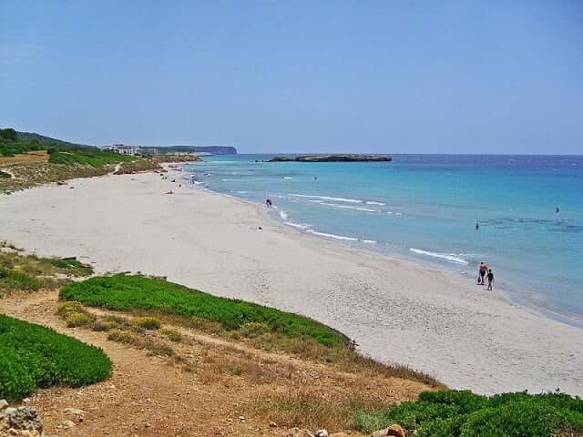 Playa Binigaus em Menorca