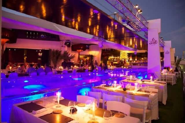 Restaurantes em Ibiza à noite
