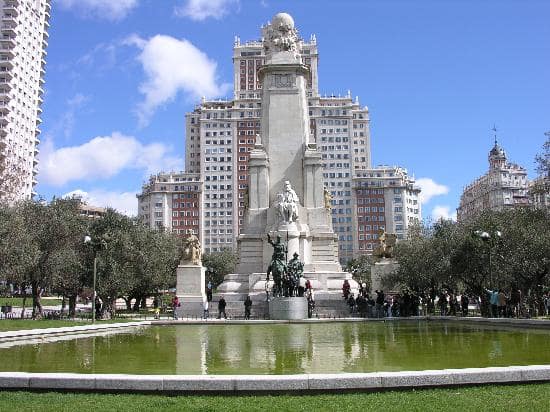 Bairro Princesa em Madri - Plaza de España