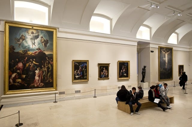 Interior Museu Thyssen-Bornemisza em Madri