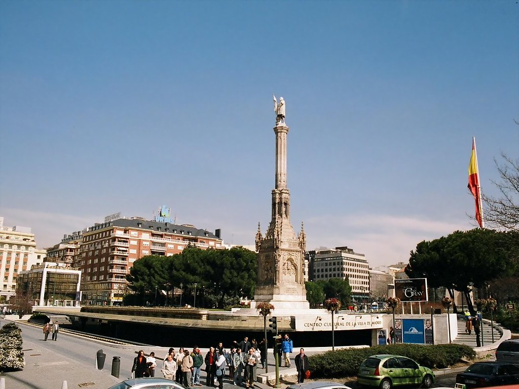 Vista da Plaza de Colón