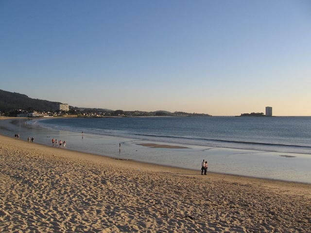 Praia de Samil em Vigo