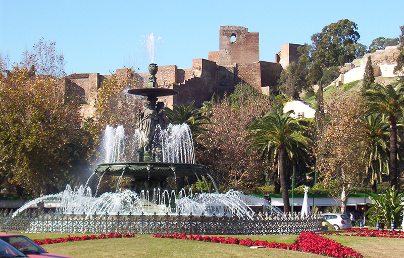 Castelo de Gibralfaro em Málaga