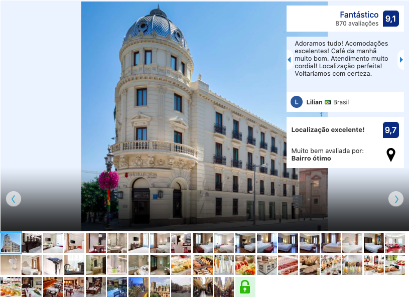 Hotel NH Collection Victoria em Granada