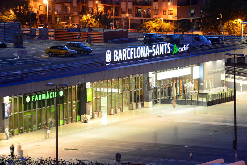 Estação de trem Barcelona Sants