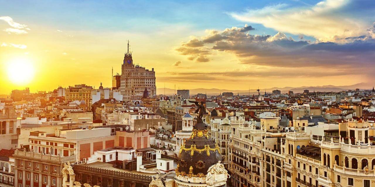 Vista da cidade de Madri