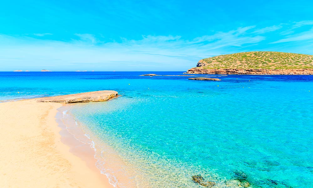 Praia em Ibiza