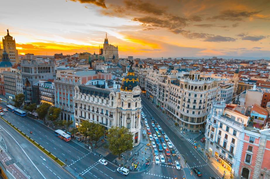 Vista aérea de Madri