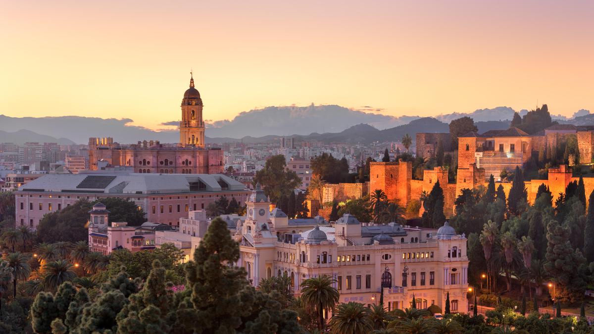 Vista de Málaga