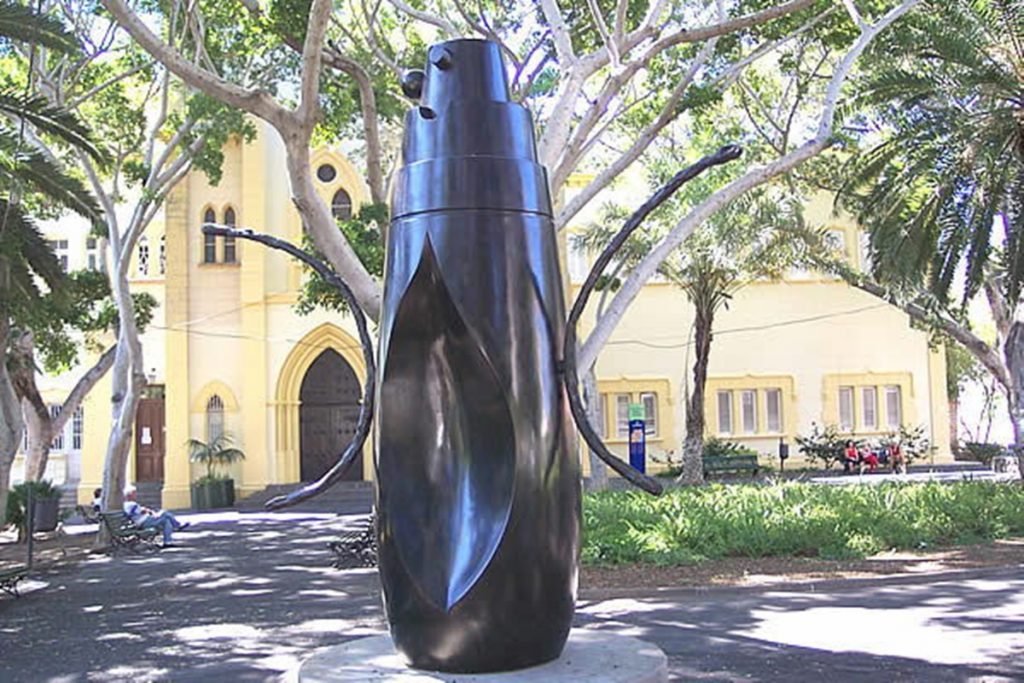 Obra de Miró em Santa Cruz de Tenerife