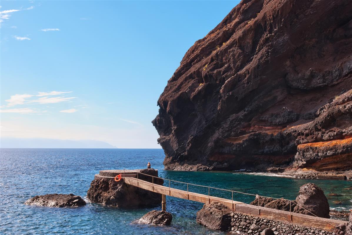 Ponte na Playa de el Bollullo em Tenerife