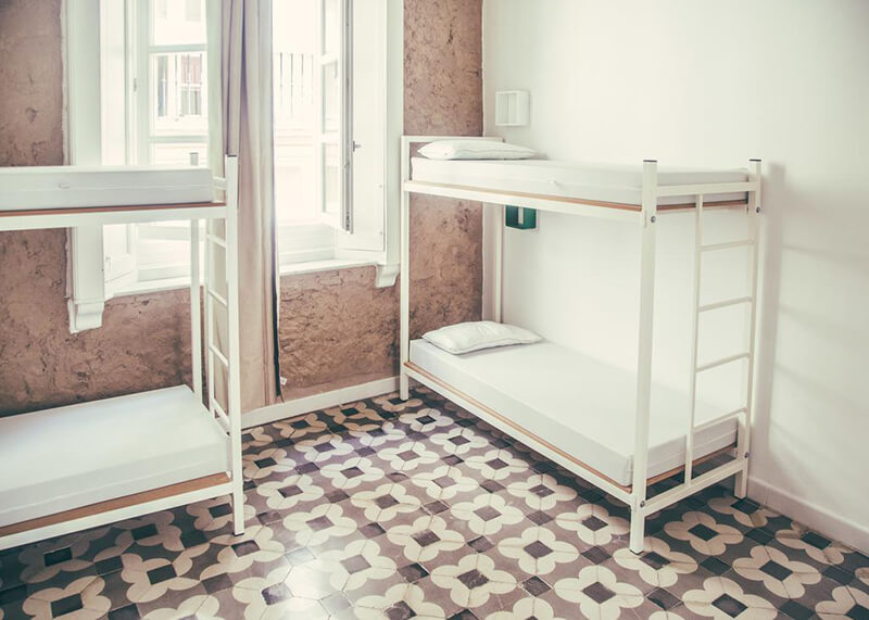 Dormitório no South Hostel Cádiz