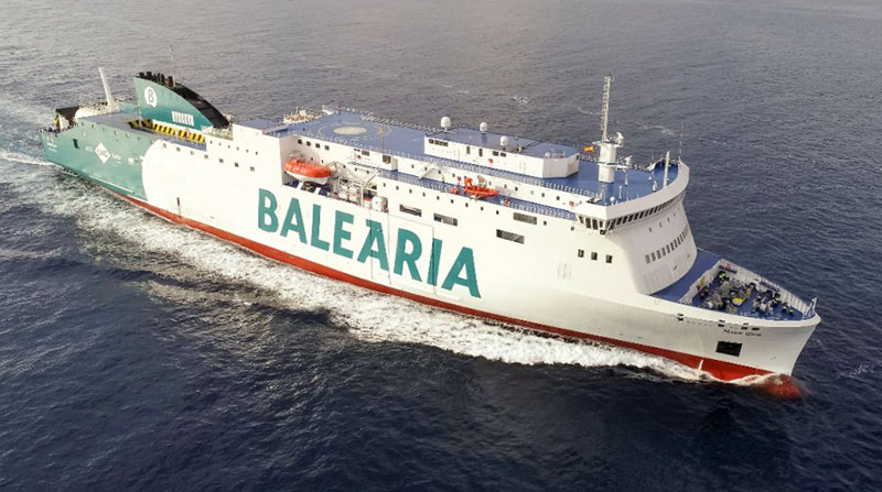 Ferry de Balearia na Espanha