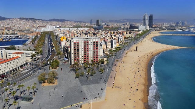 Região da Praia de Barceloneta