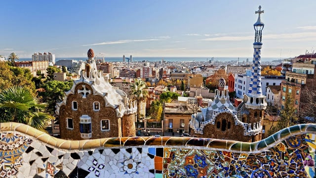 Parque Guell em Barcelona