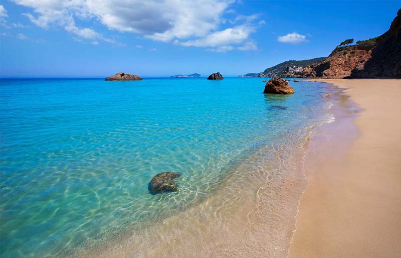 Praia Platja Agua Blanca em Ibiza