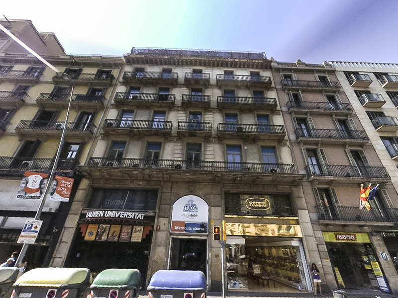 Lojas da Rua Pelai em Barcelona
