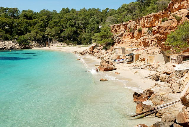 Cala Saladeta em Ibiza