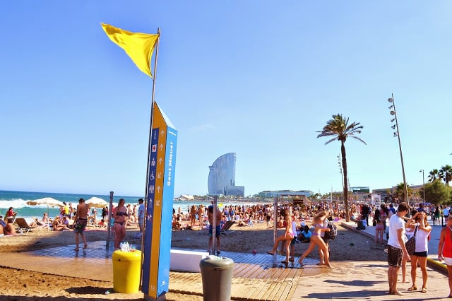 Praia de Sant Miquel em Barcelona