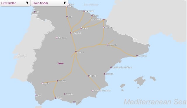 Como pesquisar as passagens de trem da Espanha