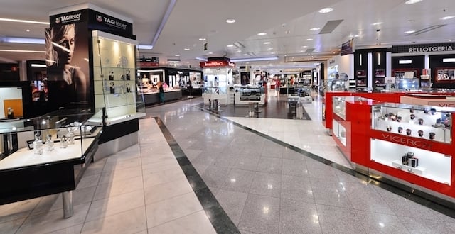 Área de cosméticos e perfumería do El Corte Inglés