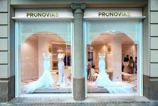 Loja Pronovias em Barcelona