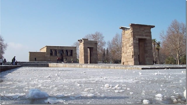 Inverno - Templo de Debod