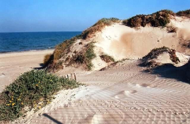 Praia La Devesa em Valência