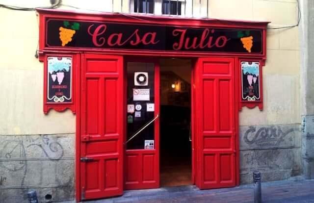 Restaurante casa julio em madri