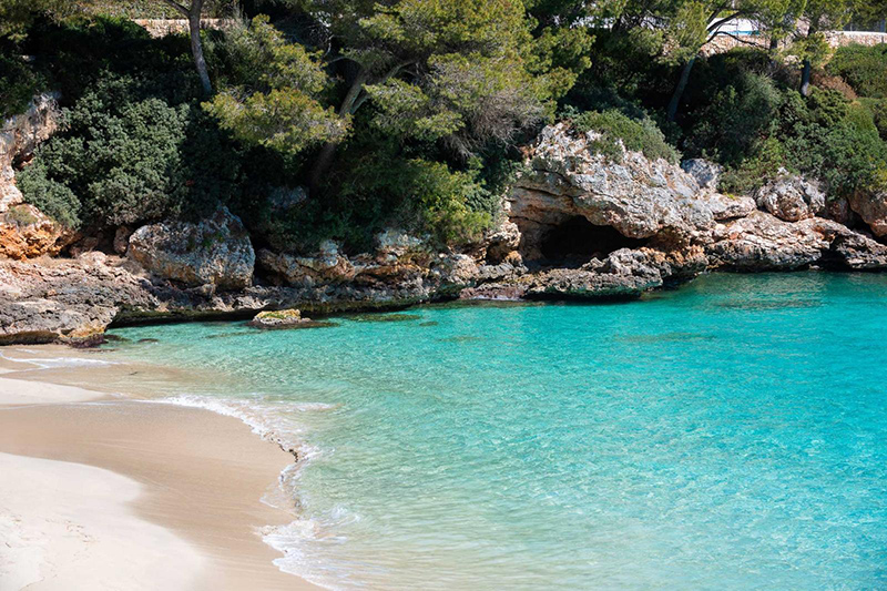 Cala Esmeralda em Maiorca 