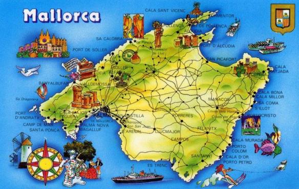 Mapa de Maiorca