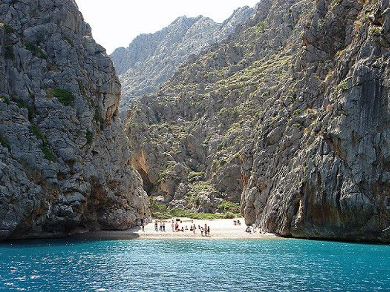 Enseada Sa Calobra em Maiorca