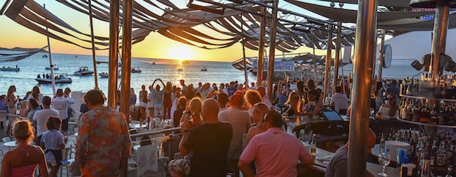 Bar Café del Mar em Ibiza
