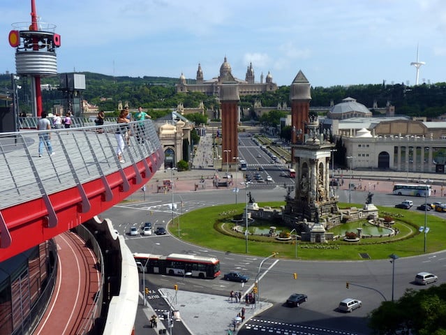 Mirante do Shopping Las Arenas em Barcelona