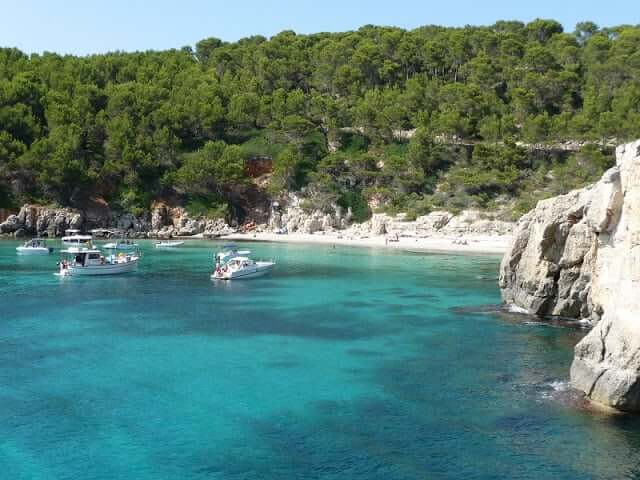 Cala Escorxada em Menorca