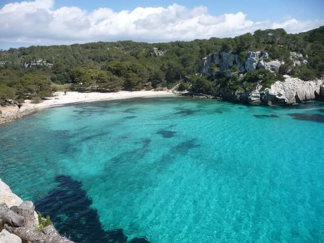 Cala Macarella em Minorca