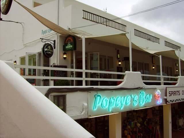 Popeyes Bar em Ibiza