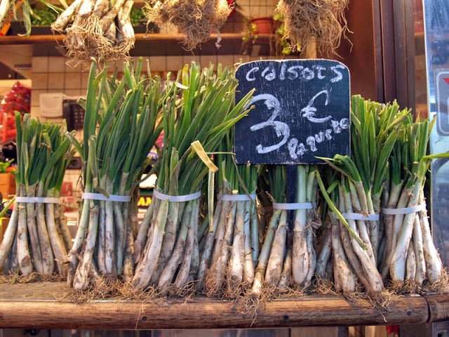 Calçots em Barcelona