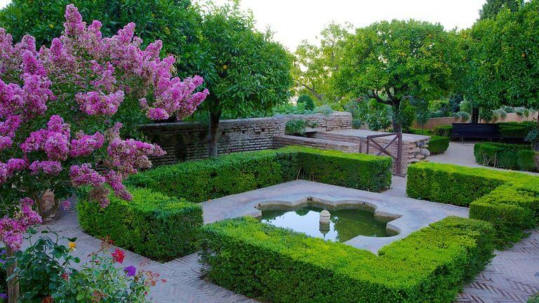 Jardins Generalife em Granada