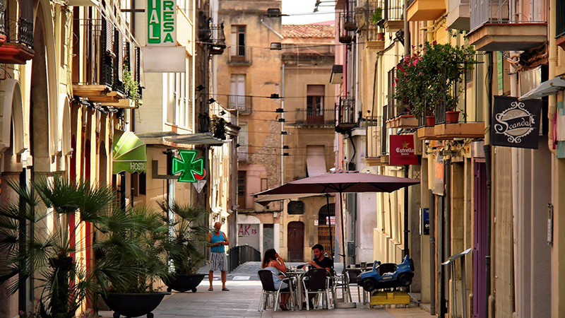 Rua da cidade de Reus