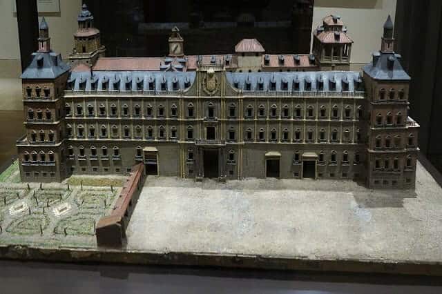 Miniatura do Alcázar no Museu da Historia de Madri